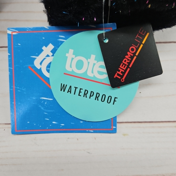 Totes Toddler Reena Black Waterproof Snow Boots Size 5T Unicorn Pink‎ - Picture 6 of 10